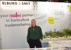 Marjolein Belt van Elburg Smit benadrukte de 'groene' etiketten op de beurs.
